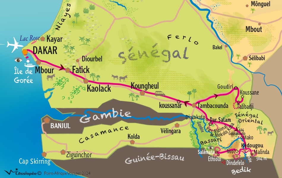 Itinéraire Réserve du Boundou et pays Bassari en 4x4 | Aventure Sénégal - Point-Afrique