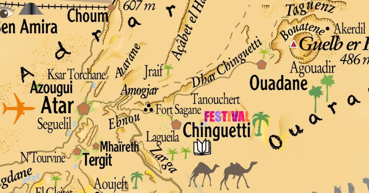 Carte Festival des villes anciennes - Chinguetti (Mauritanie)